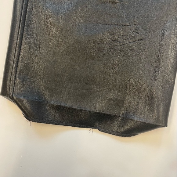 Aritzia Babaton Leather pants size 6 black - Picture 4 of 5
